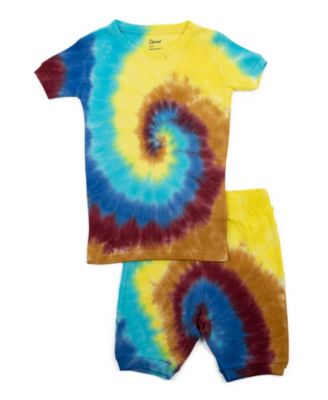 Tie dye swirl red