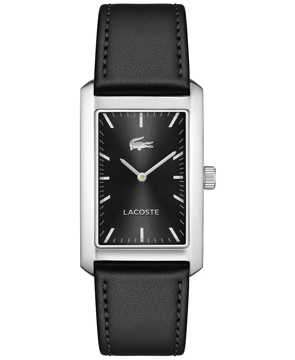 Lacoste Men's Quartz Santiago Leather Strap Watch 41.8mm