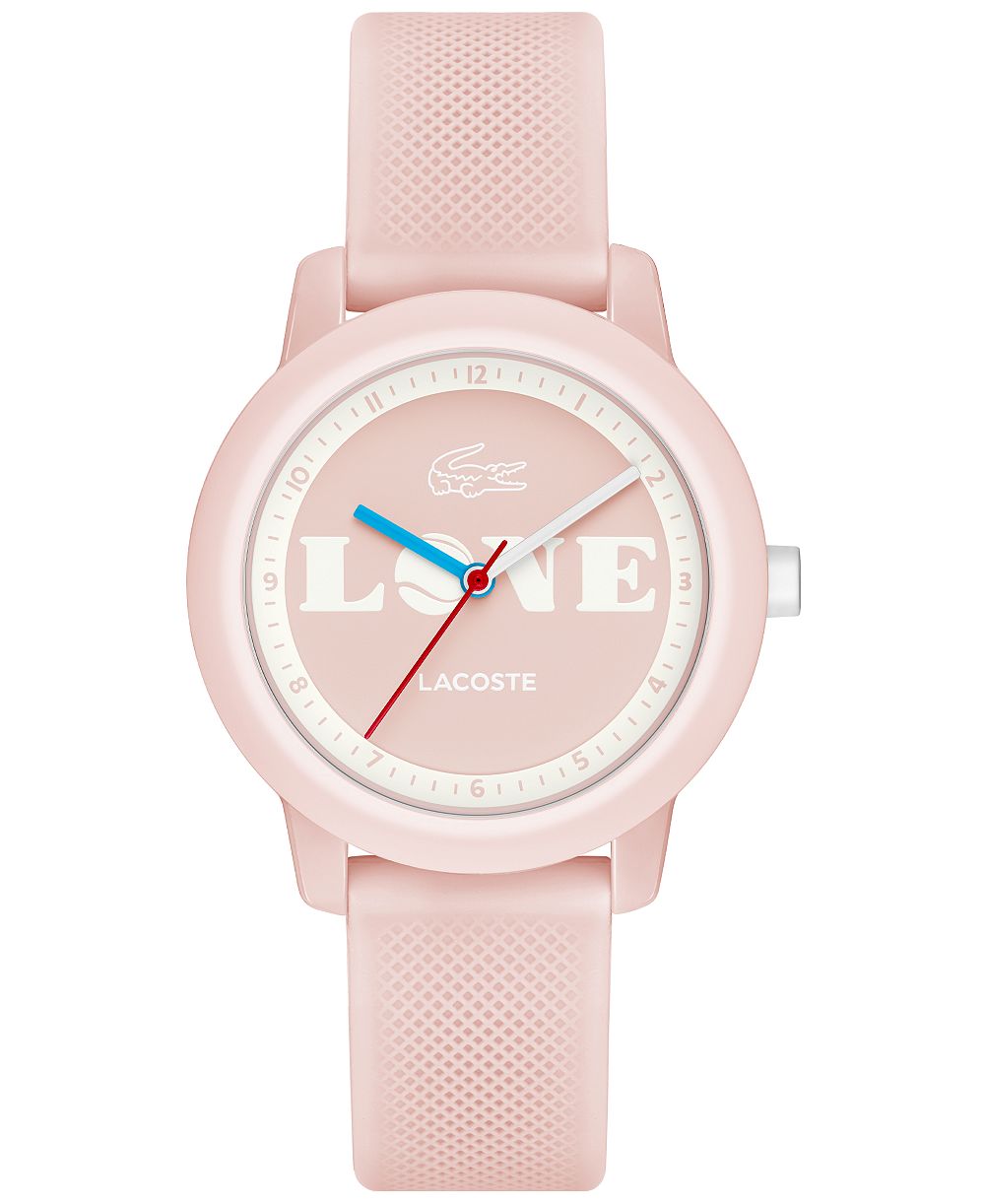 Lacoste Kids' 12.12 Pink Silicone Watch 33mm
