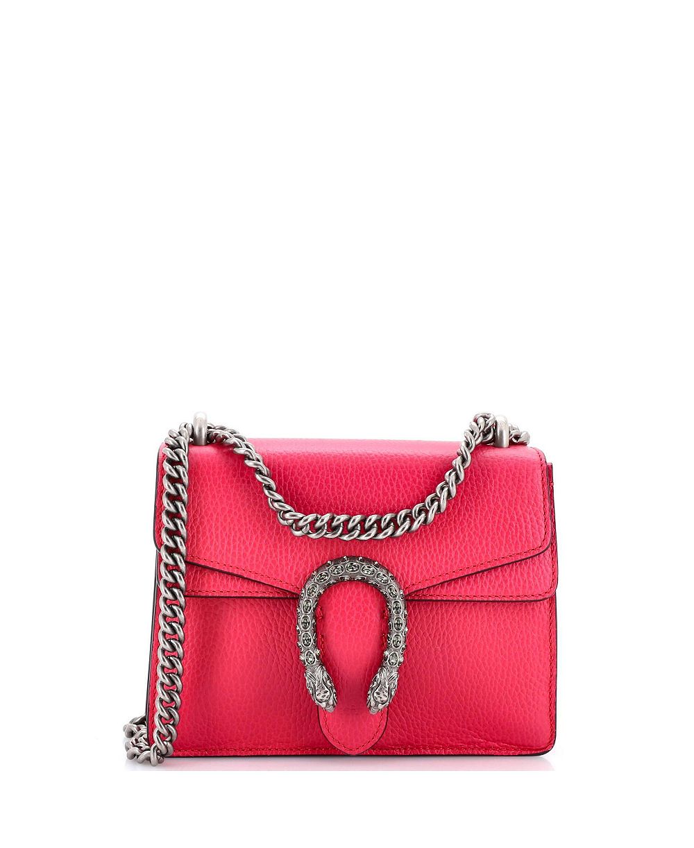 Б/у мини-сумка Gucci Dionysus из кожи через плечо, 8" Ш x 6" В x 2" Г