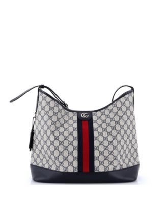 Pre-Owned Gucci Medium Ophidia Open Bucket Bag GG Coated Canvas with Leather