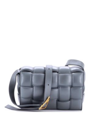 Pre-Owned Bottega Veneta сумка-кроссбоди Cassette из кожи с набивным плетением Intrecciato