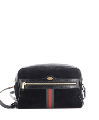 Б/у маленькая замшевая сумка через плечо Gucci Small Suede Ophidia