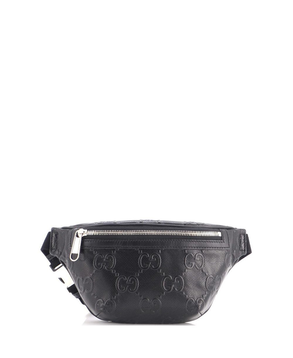 Pre-Owned Gucci сумка-кроссбоди из перфорированной кожи с тиснением GG, 8.5" Ш x 6" В x 2" Г