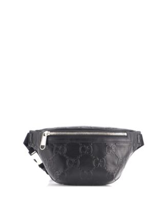 Pre-Owned Gucci сумка-кроссбоди из перфорированной кожи с тиснением GG, 8.5" Ш x 6" В x 2" Г