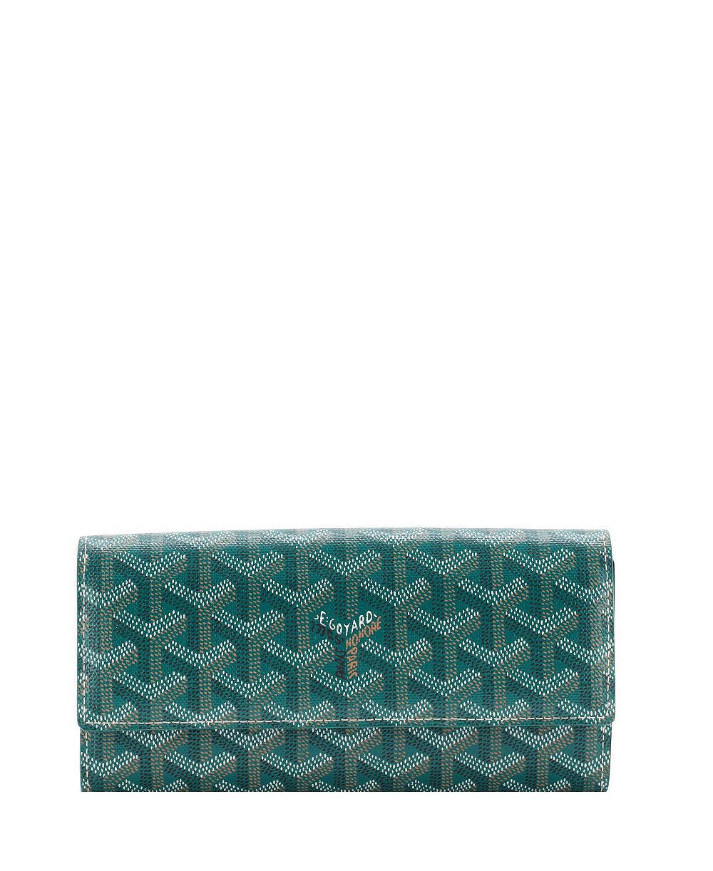 Pre-Owned Goyard Women's Long Varenne Bifold Coated Canvas Wallet