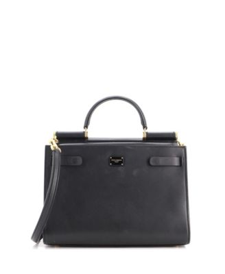 Б/у кожаная сумка Dolce & Gabbana Sicily 62 с плечевым ремешком, 11"Ш x 8"В x 4"Г