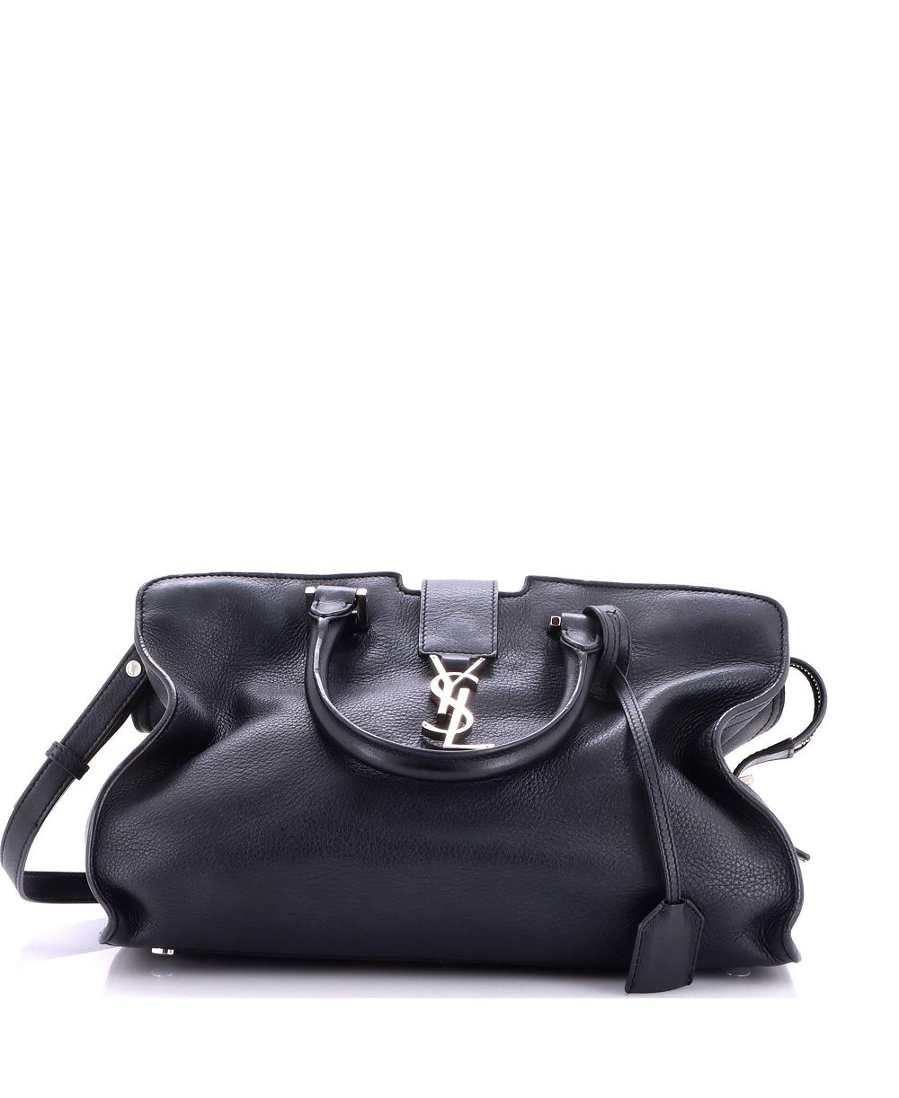 Pre-Owned Saint Laurent Monogram Cabas Downtown Small Shoulder Bag