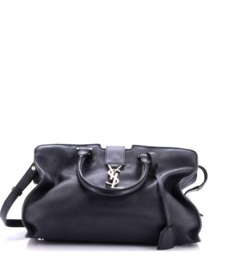 Pre-Owned Saint Laurent Monogram Cabas Downtown Small Shoulder Bag