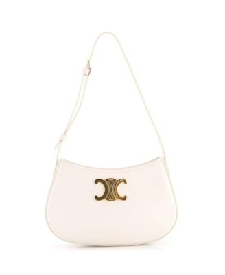 Pre-Owned Celine Triomphe Tilly Medium Leather Shoulder Bag