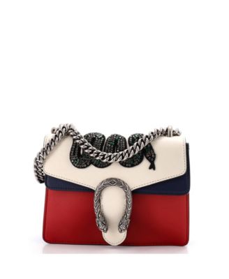 Pre-Owned Gucci маленькая сумка через плечо Dionysus с декором из кожи