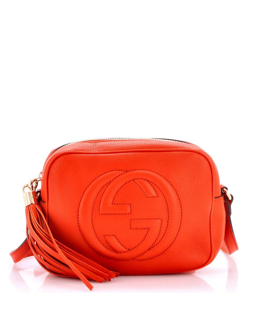 Pre-Owned Gucci маленькая кожаная сумка через плечо Soho Disco