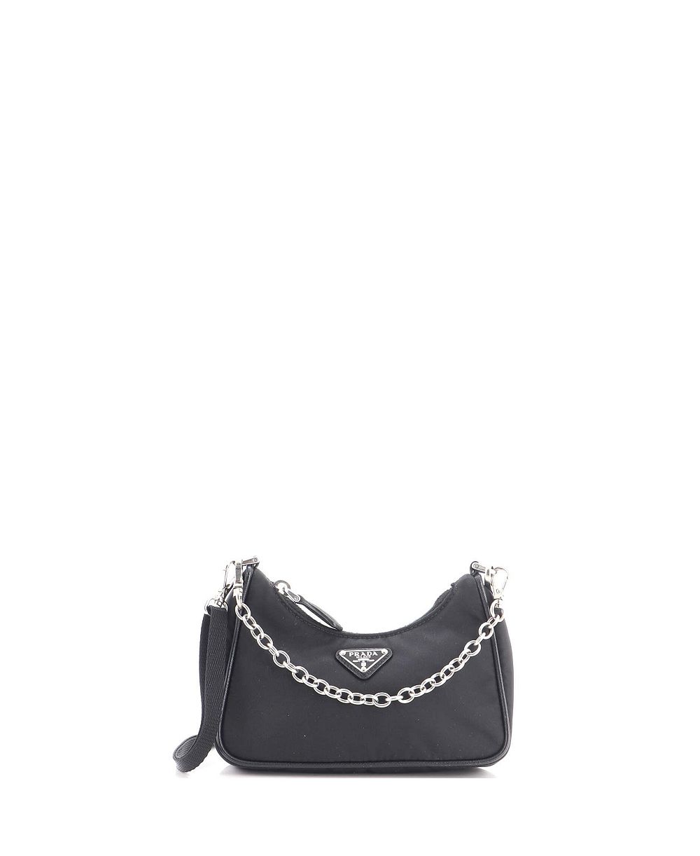 Pre-Owned Prada Re-Edition 2000 Mini Chain Strap Shoulder Bag