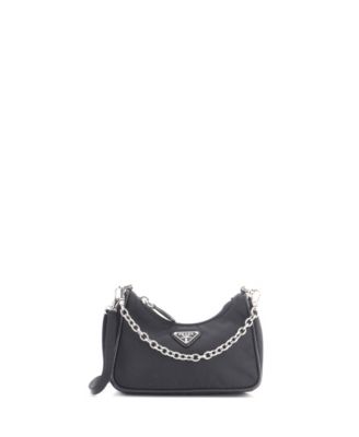 Pre-Owned Prada Re-Edition 2000 Mini Chain Strap Shoulder Bag