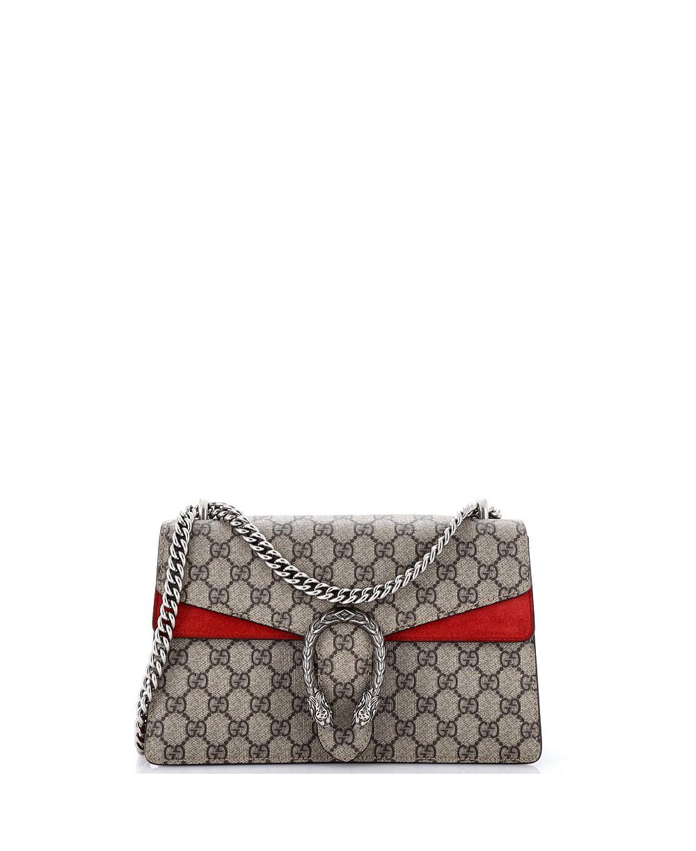 Pre-Owned Gucci Small Dionysus GG Coated Canvas Shoulder Bag
