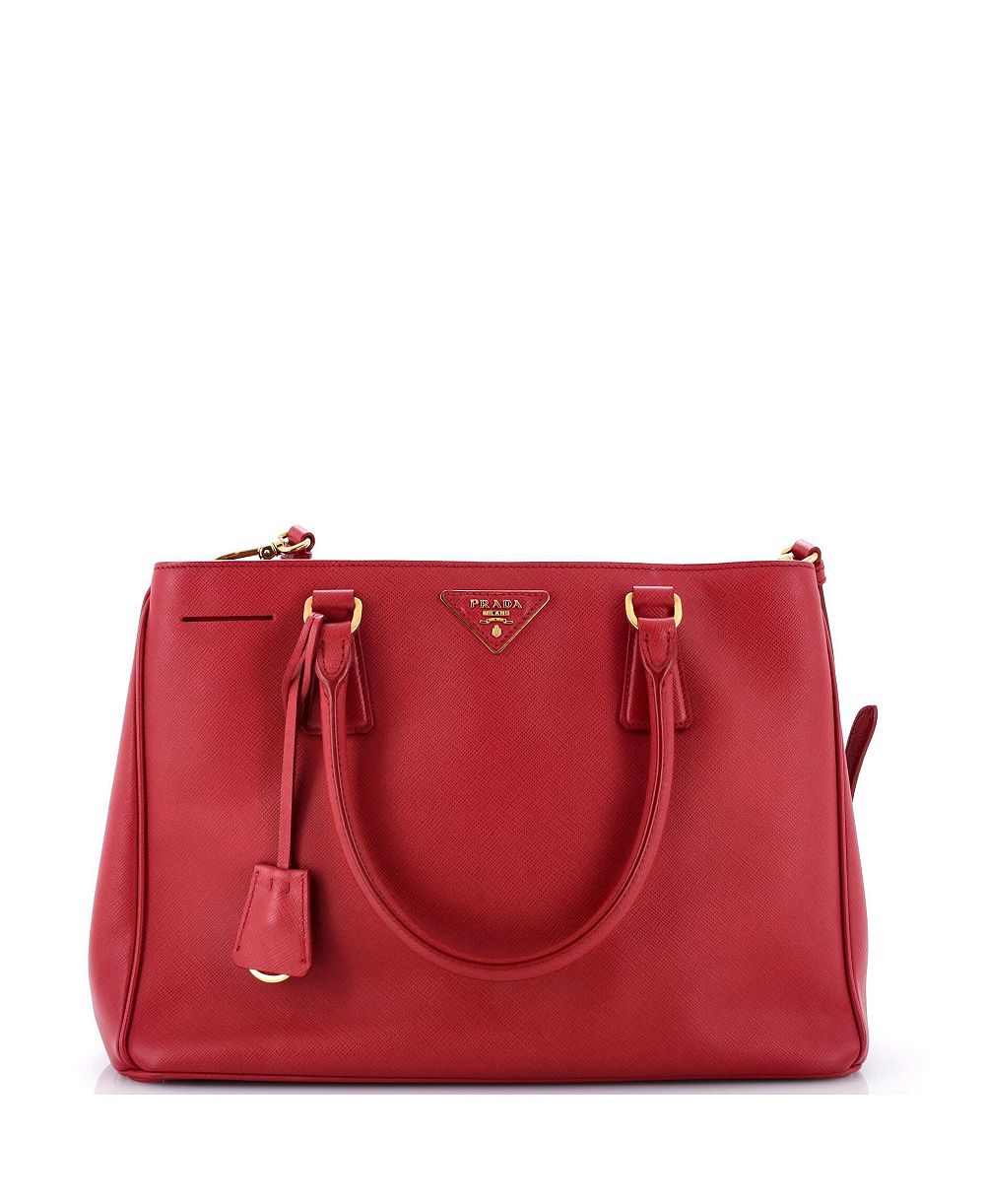 Pre-Owned Prada средняя сумка-тоут Gardener's из кожи Saffiano, 12,5"Ш x 9"В x 5"Г