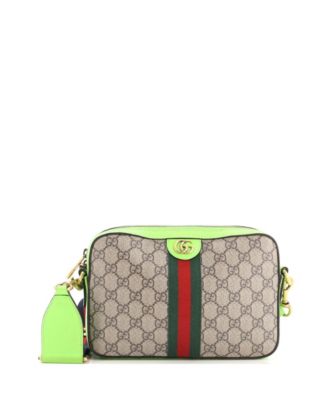Pre-Owned Gucci маленькая сумка-кроссбоди Ophidia с молнией, 9"Ш x 6"В x 1.5"Г