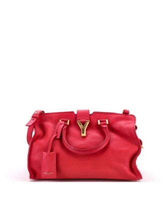 Pre-Owned Saint Laurent классическая кожаная сумка через плечо Y Cabas