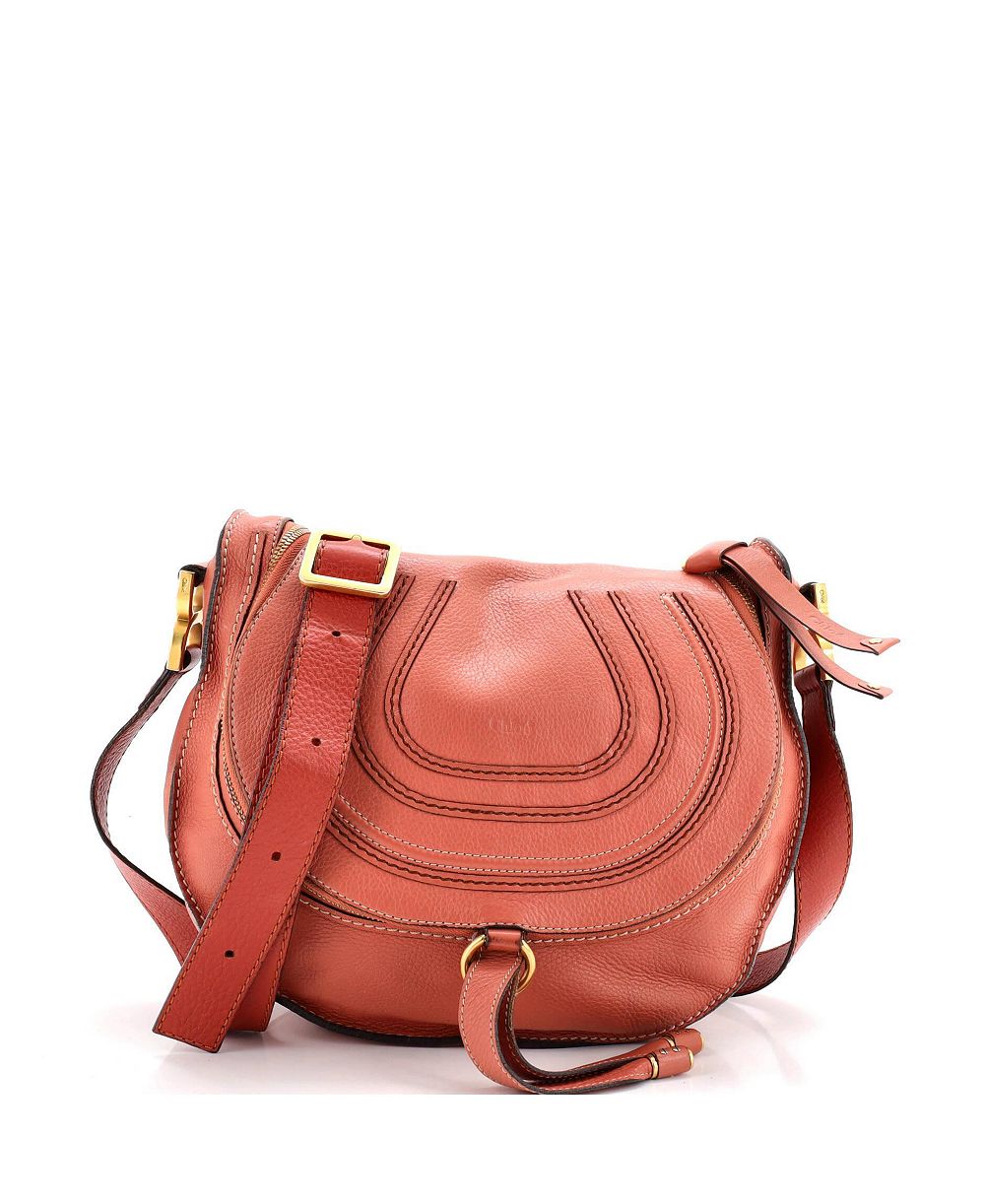 Б/у сумка-кроссбоди Chloe Medium Marcie из кожи