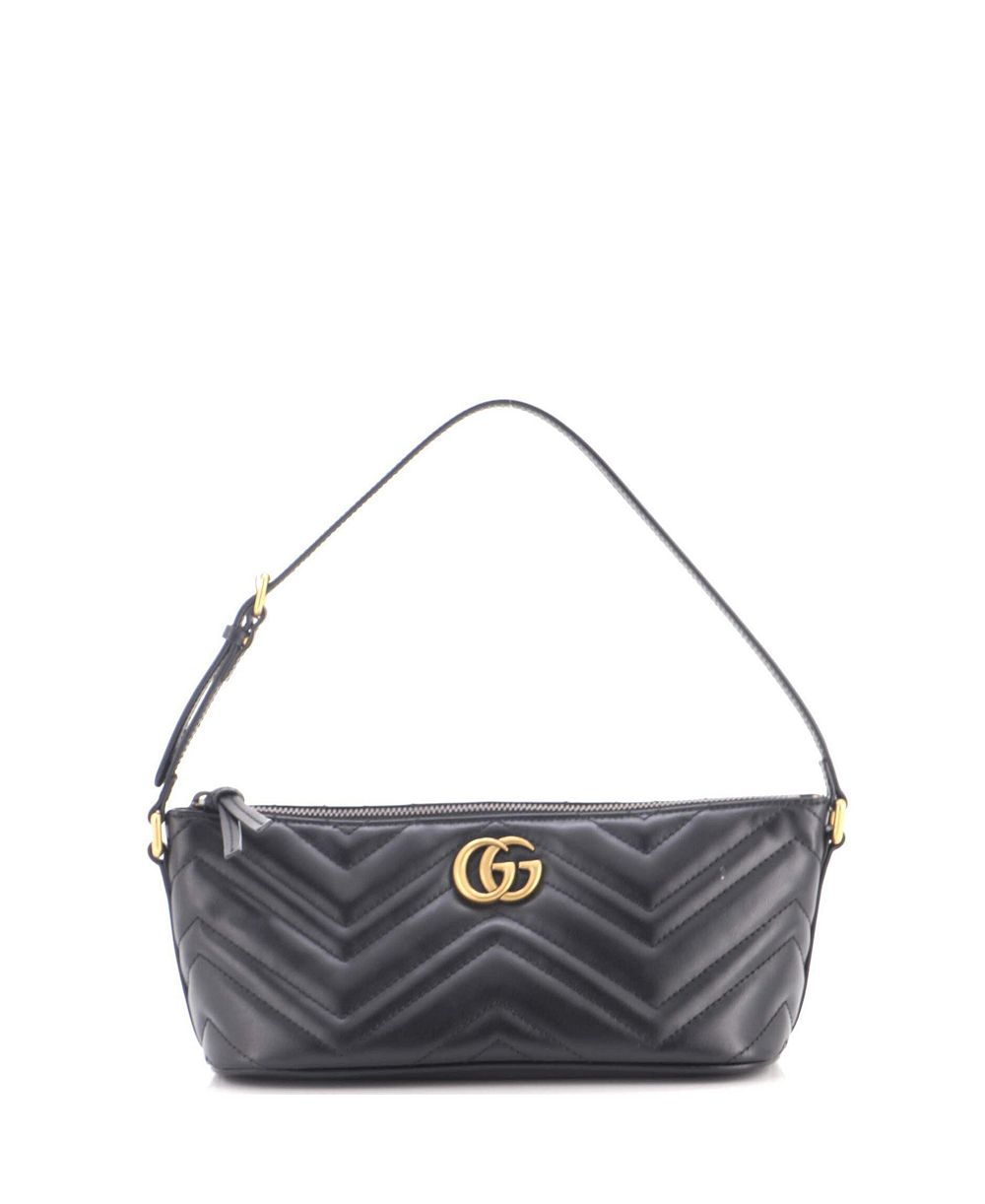 Pre-Owned Gucci GG Marmont Small Matelasse Leather Shoulder Bag