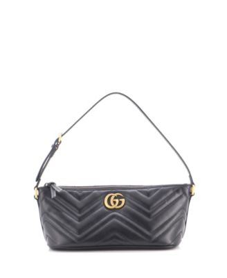 Pre-Owned Gucci GG Marmont Small Matelasse Leather Shoulder Bag