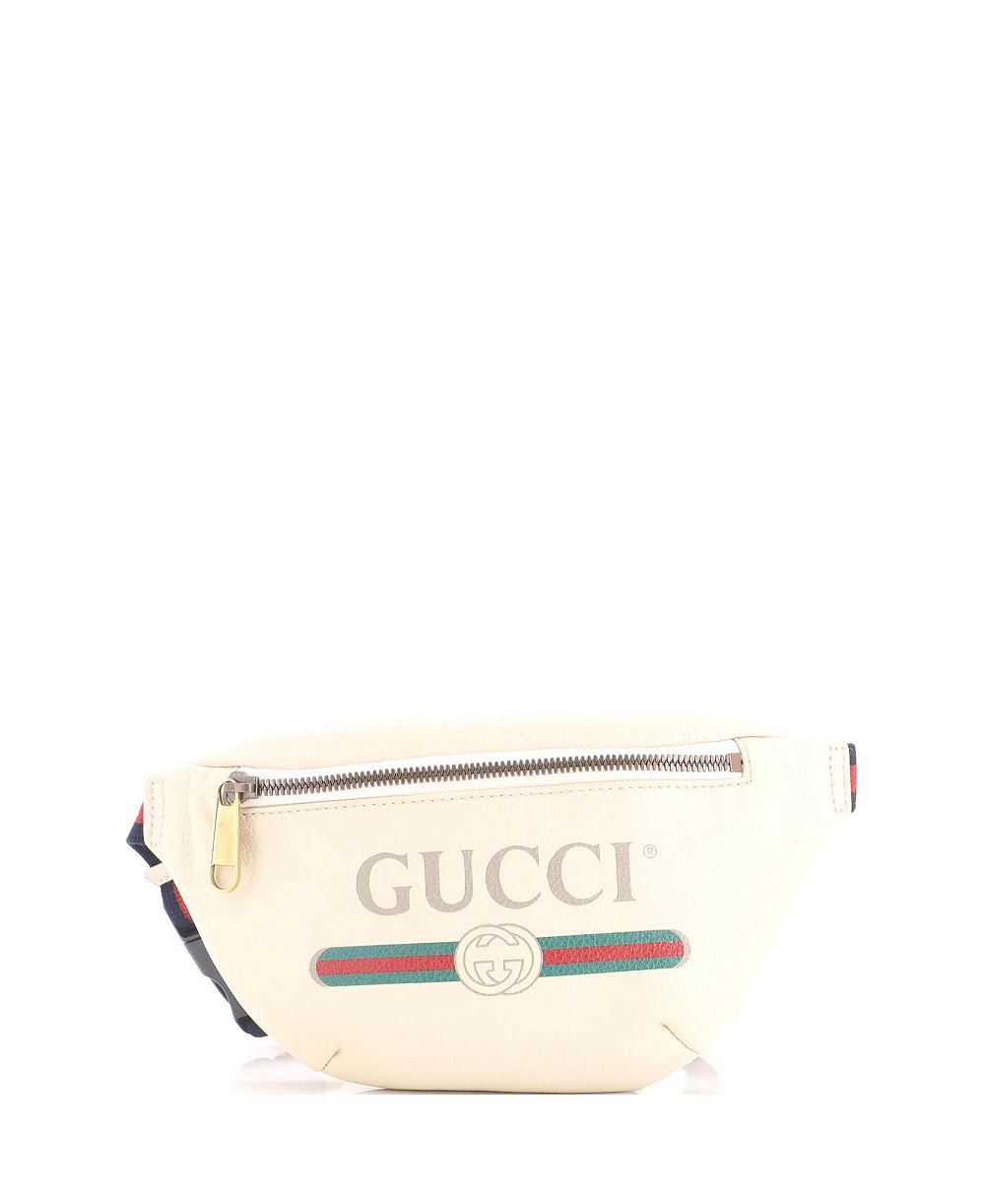 сумка-кроссбоди из кожи с принтом и логотипом gucci (pre-owned)