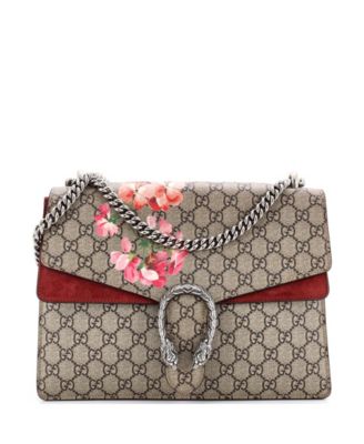 Pre-Owned Gucci сумка через плечо из среднего лакированного канваса с принтом Dionysus Blooms