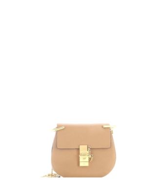 Pre-Owned Chloe маленькая кожаная сумка через плечо Drew с поворотным замком