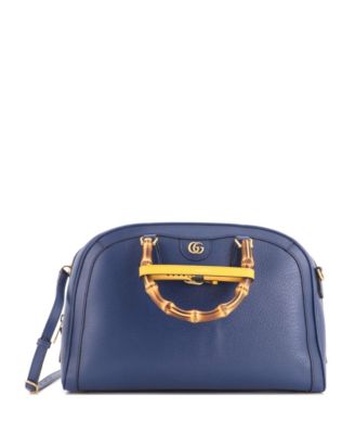 Б/у средняя сумка-баул Gucci Medium Diana NM с бамбуковой ручкой из кожи