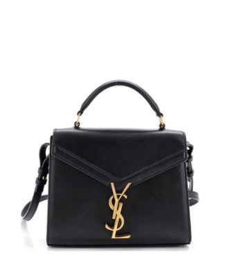 Pre-Owned Saint Laurent Cassandra Mini Leather Top Handle Bag