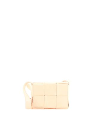 Pre-Owned Bottega Veneta Candy Cassette Intrecciato Leather Crossbody Bag