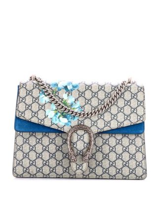 Pre-Owned Gucci Dionysus Medium Blooms Print GG Coated Canvas Shoulder Bag