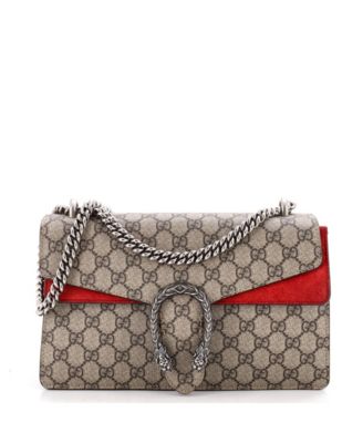 Сумка Pre-Owned Gucci Dionysus Small GG Coated Canvas Crossbody Shoulder Bag из лакированного канваса с монограммой GG