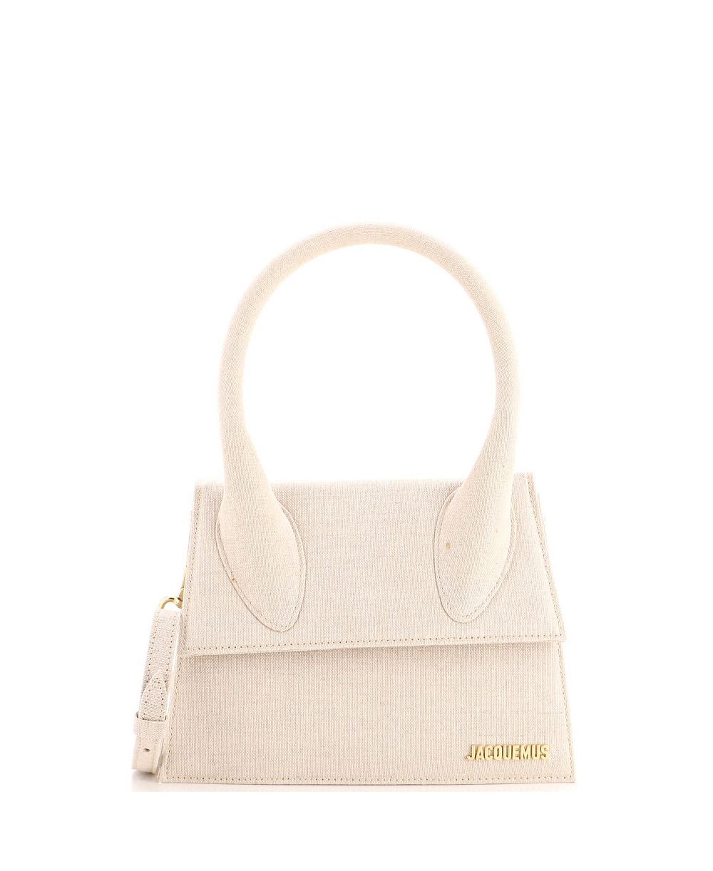 Б/у холщовая сумка-кроссбоди Jacquemus Le Grand Chiquito, 10"Ш x 7"В x 2"Г