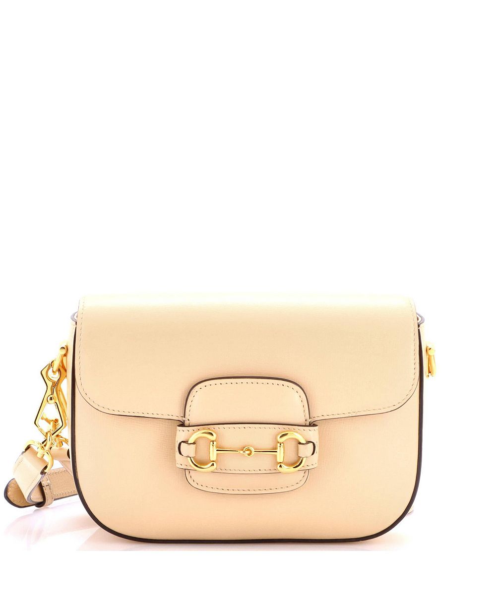 Pre-Owned Gucci Mini Horsebit 1955 Leather Crossbody Shoulder Bag, 8"W x 6"H x 2"D