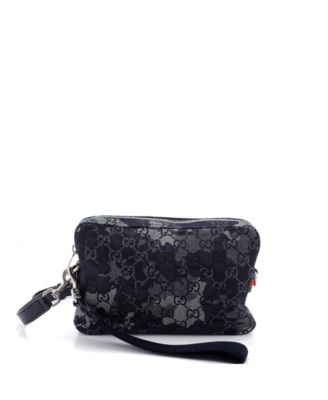 Pre-Owned Gucci GG Denim Convertible Crossbody Bag