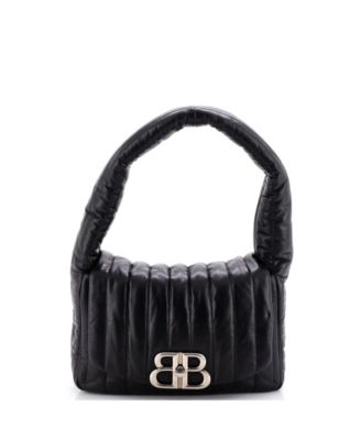 Pre-Owned Balenciaga Monaco Quilted Leather Sling Bag