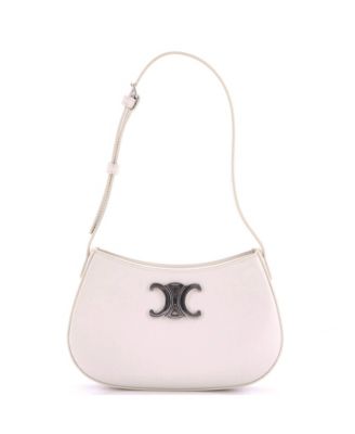 Pre-Owned Celine Triomphe Tilly Smooth Calfskin Medium Shoulder Bag