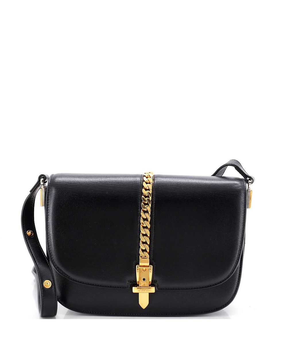 Pre-Owned Gucci Small Sylvie 1969 Shoulder Bag Leather