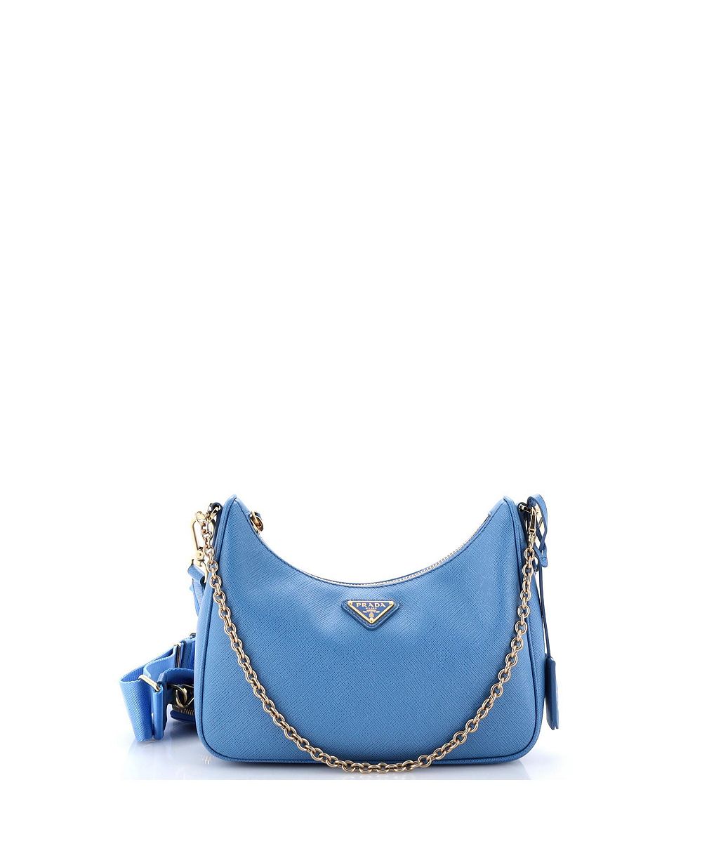 Pre-Owned Prada Small Re-Edition 2005 Shoulder Bag Saffiano Leather