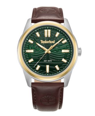 Timberland мужские кварцевые часы Northbridge с кожаным ремешком 46mm