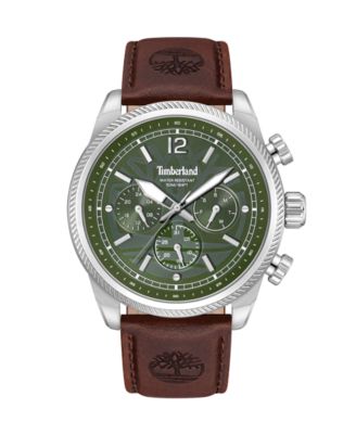 Timberland мужские кварцевые спортивные часы Hadlock с кожаным ремешком 46mm