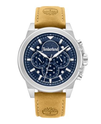 Timberland мужские кварцевые часы Callahan изtan кожи, 46 мм