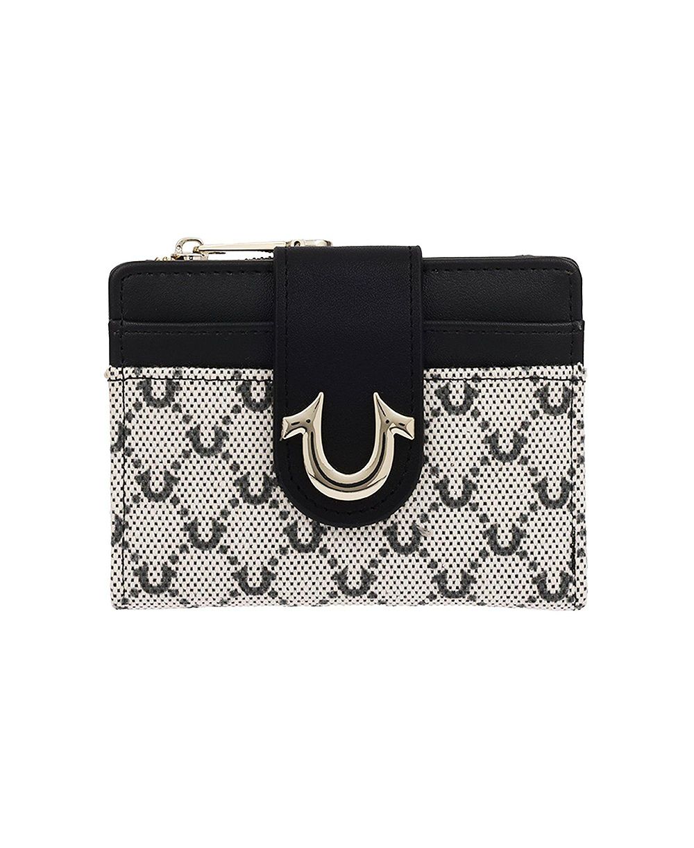 True Religion бифолд-кошелек с монограммой и принтом в виде подковы Signature Horseshoe Tab