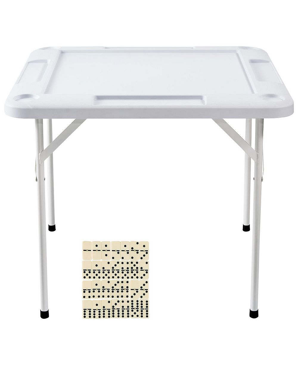 SEVORLEY Folding 4-Player Mahjong Table, Ages 14+