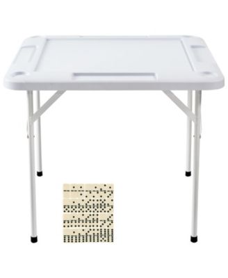 SEVORLEY Folding 4-Player Mahjong Table, Ages 14+