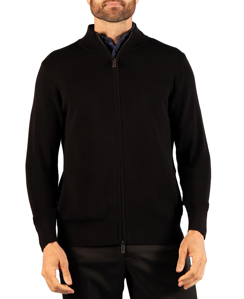 Tailorbyrd Мужской Fine Knit Full Zip Sweater