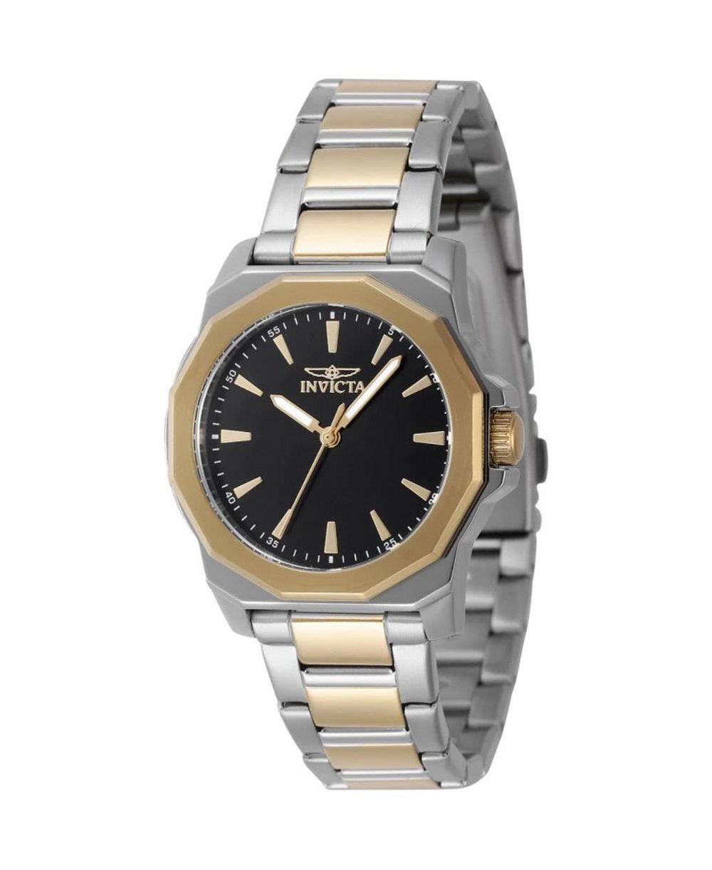 Invicta Men's Quartz Three-Hand Water-Resistant Two-Tone Stainless Steel Speedway Watch, 34mm