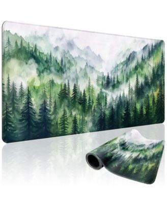 Misty forest mountain
