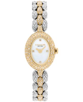 COACH Women's Sammy Quartz Gold-Tone Stainless Steel Bracelet Watch 19.5mm